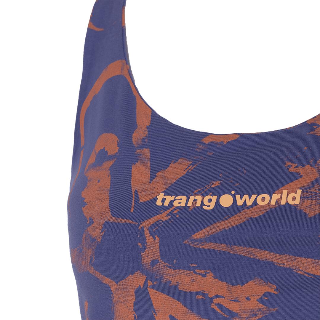 Camiseta sin mangas para Mujer Trangoworld Noosa Azul 2/6