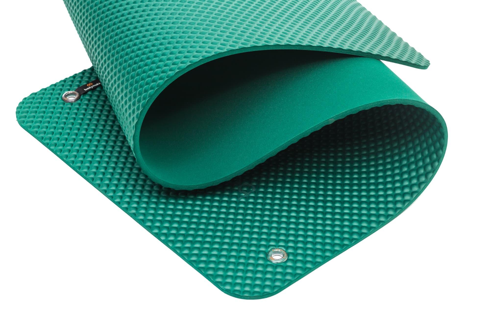 Esterilla de gran tamaño para ejercicios de Pilates de suelo. 180x60cm. Verde 3/5