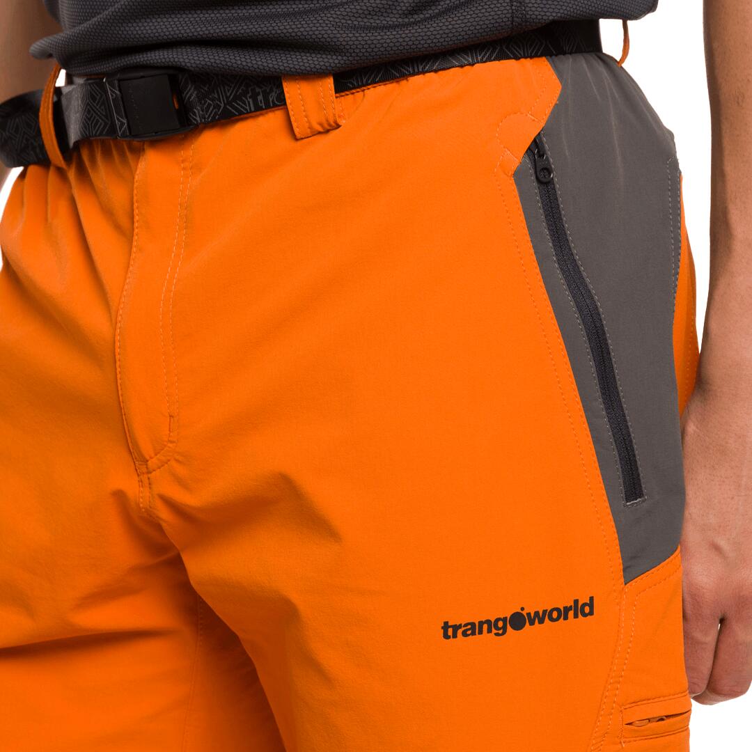 Pantalones cortos para Hombre Trangoworld Koal th Naranja/Gris 5/6