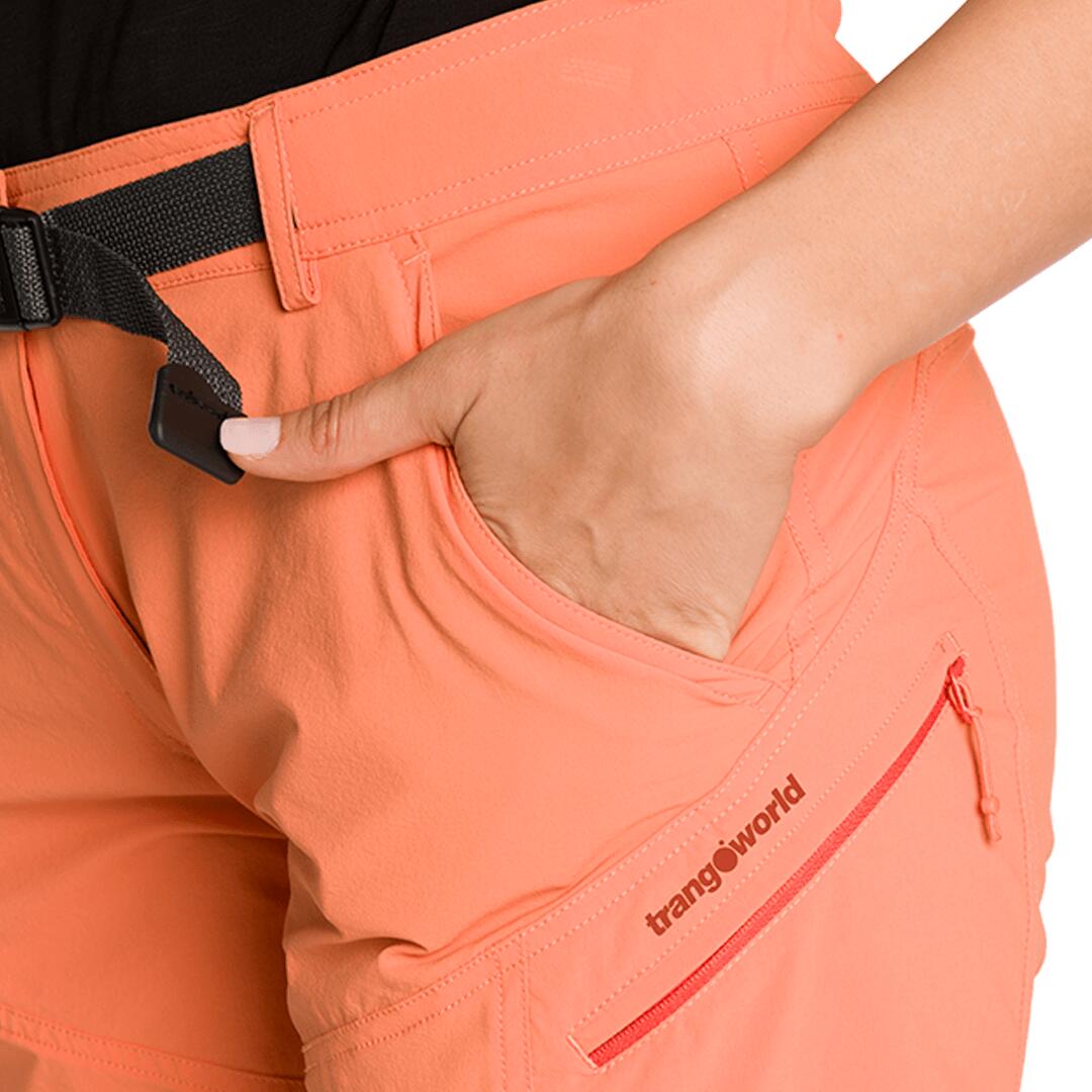 Pantalones cortos para Mujer Trangoworld Yittu sf Naranja 5/6