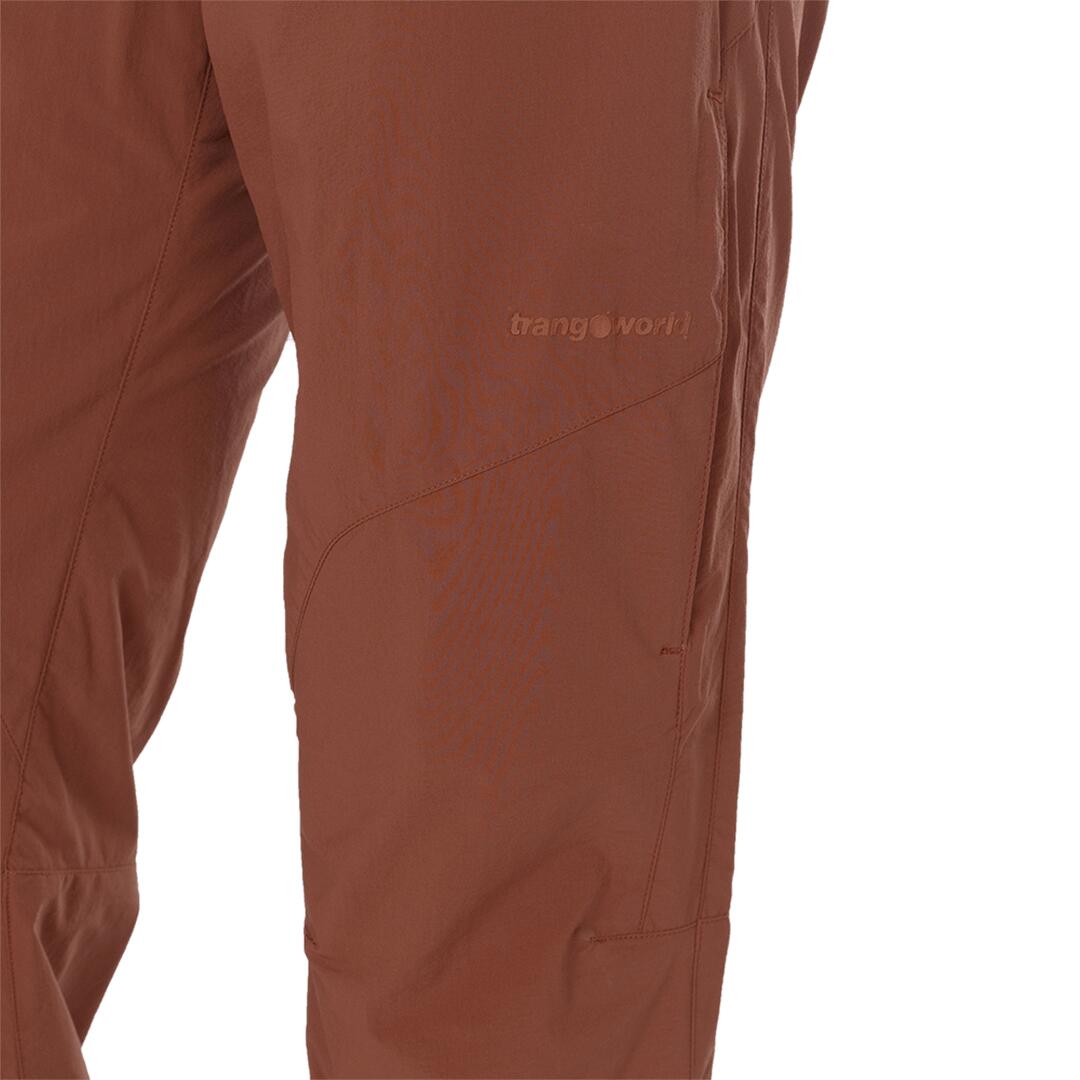 Pantalón para Hombre Trangoworld Yumco Marrón protección UV+50 2/3
