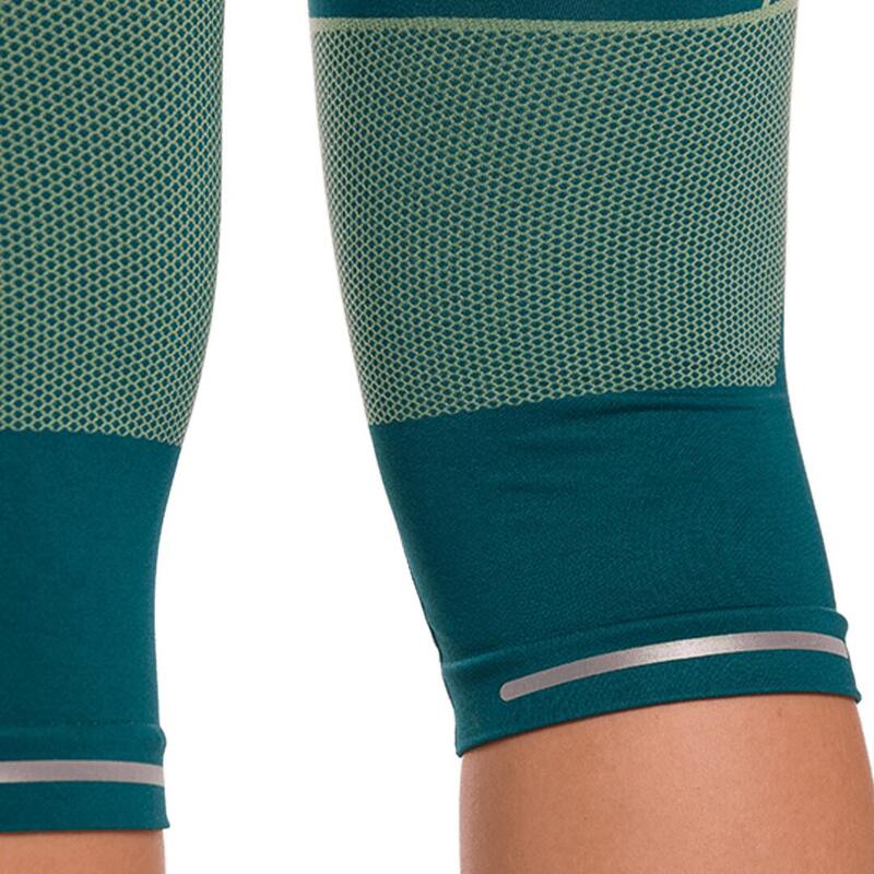 Malla pirata de Trail Running para Mujer Trangoworld Juncala Azul/Verde