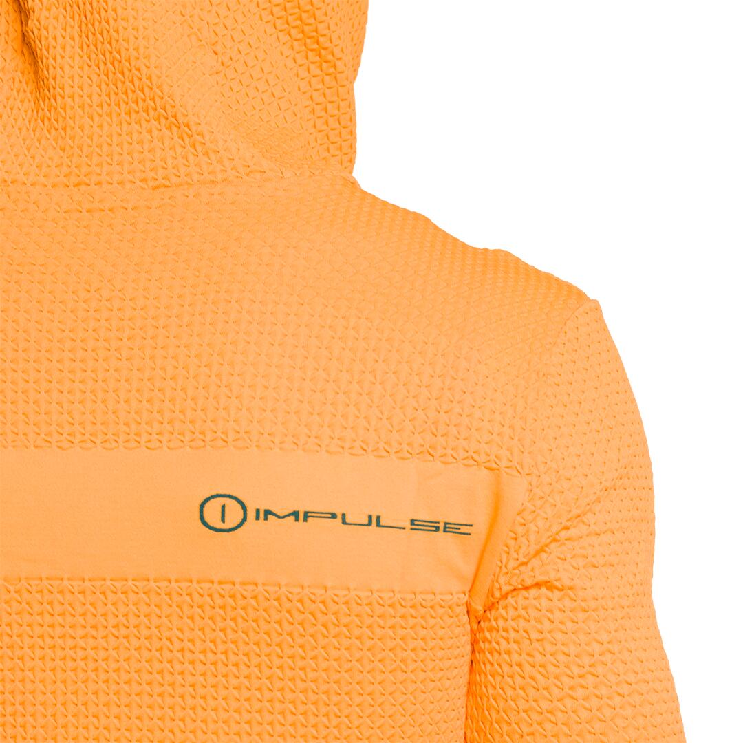 Sudadera de Trail Running para Hombre Trangoworld Tromso Naranja/Azul 5/6