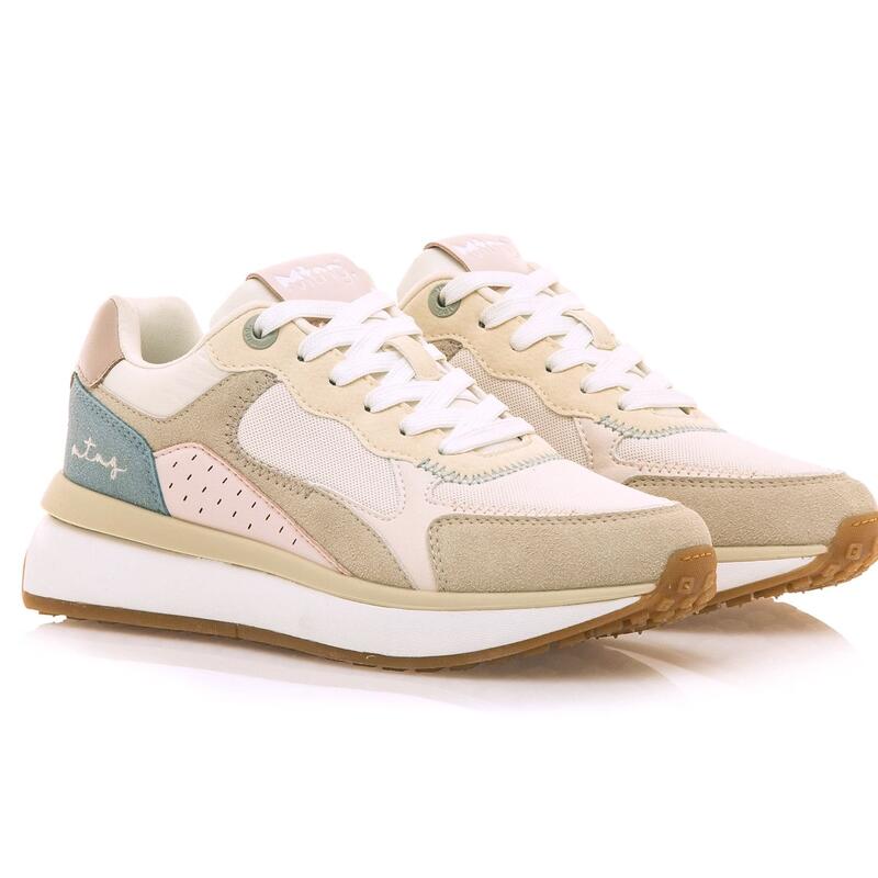 Zapatillas Sneakers Marcha Mujer Mustang MTNG Izzy beige