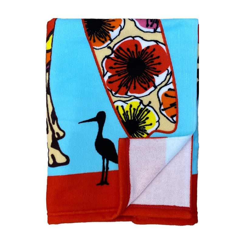 Serviette de plage en microfibre Girafe 70x140 250g/m²