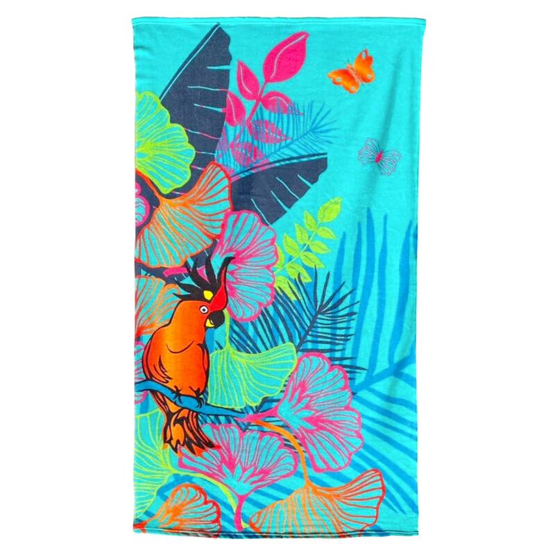 Serviette de plage microfibre Perrocco 90x170 250g/m²