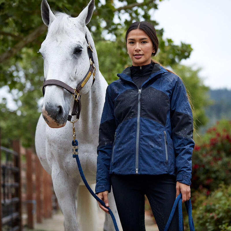 Vrouwelijke waterdichte jas met capuchon Ariat Prowess 2.0