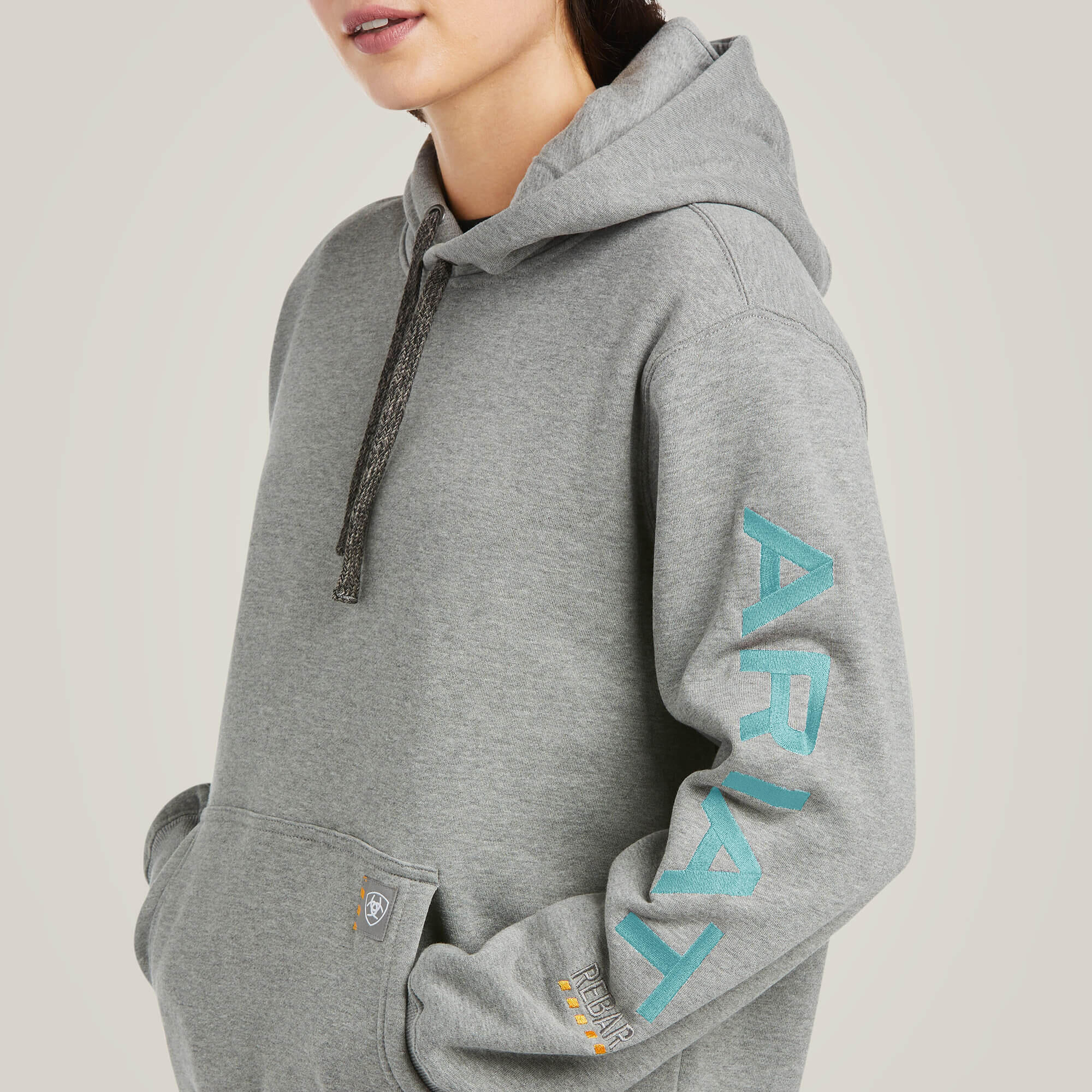 Felpa con cappuccio da donna Ariat Rebar Graphic 3/3