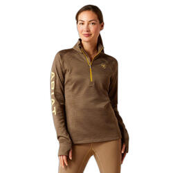 Sweatshirt équitation 1/2 zip femme Ariat Tek Team