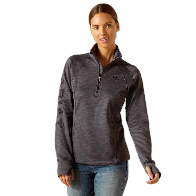 Sweatshirt équitation 1/2 zip femme Ariat Tek Team