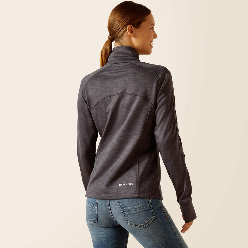 Sweatshirt équitation 1/2 zip femme Ariat Tek Team