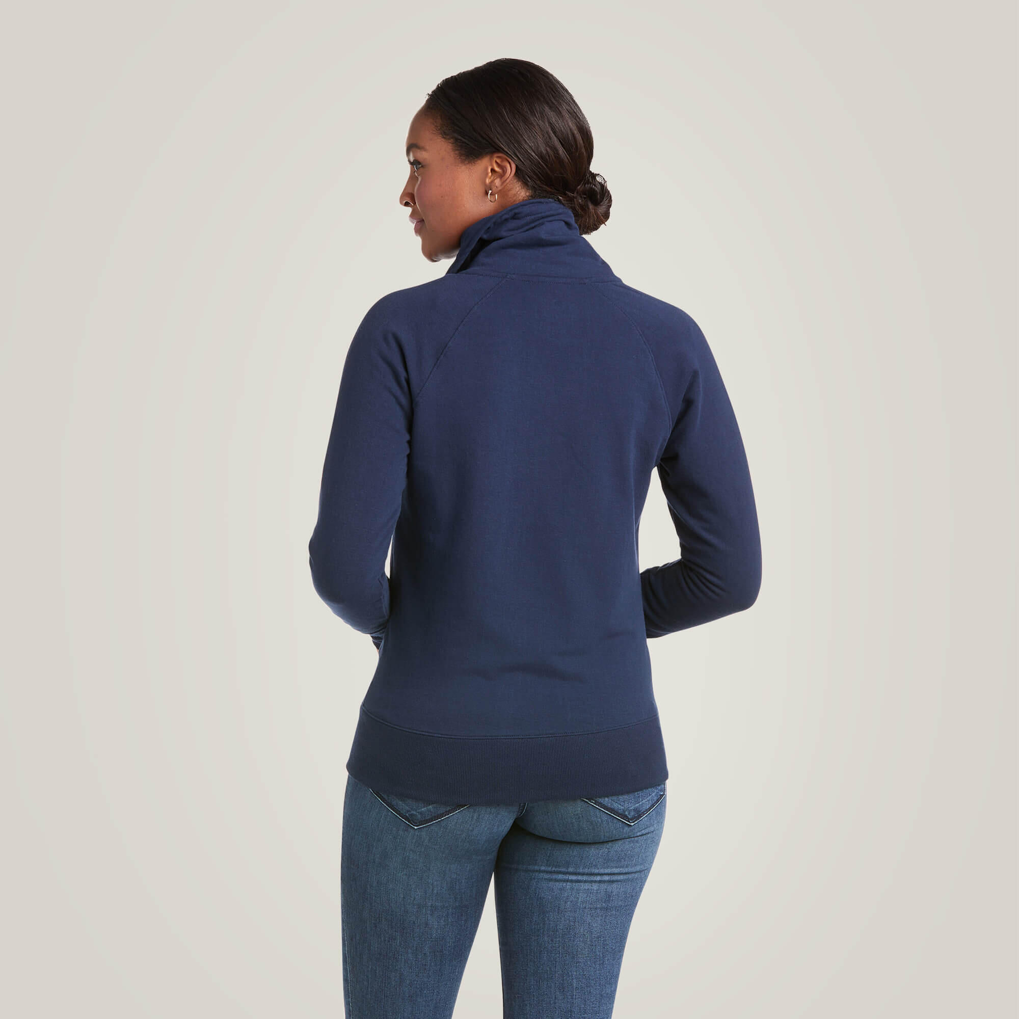 Felpa full zip da donna Ariat Team Logo