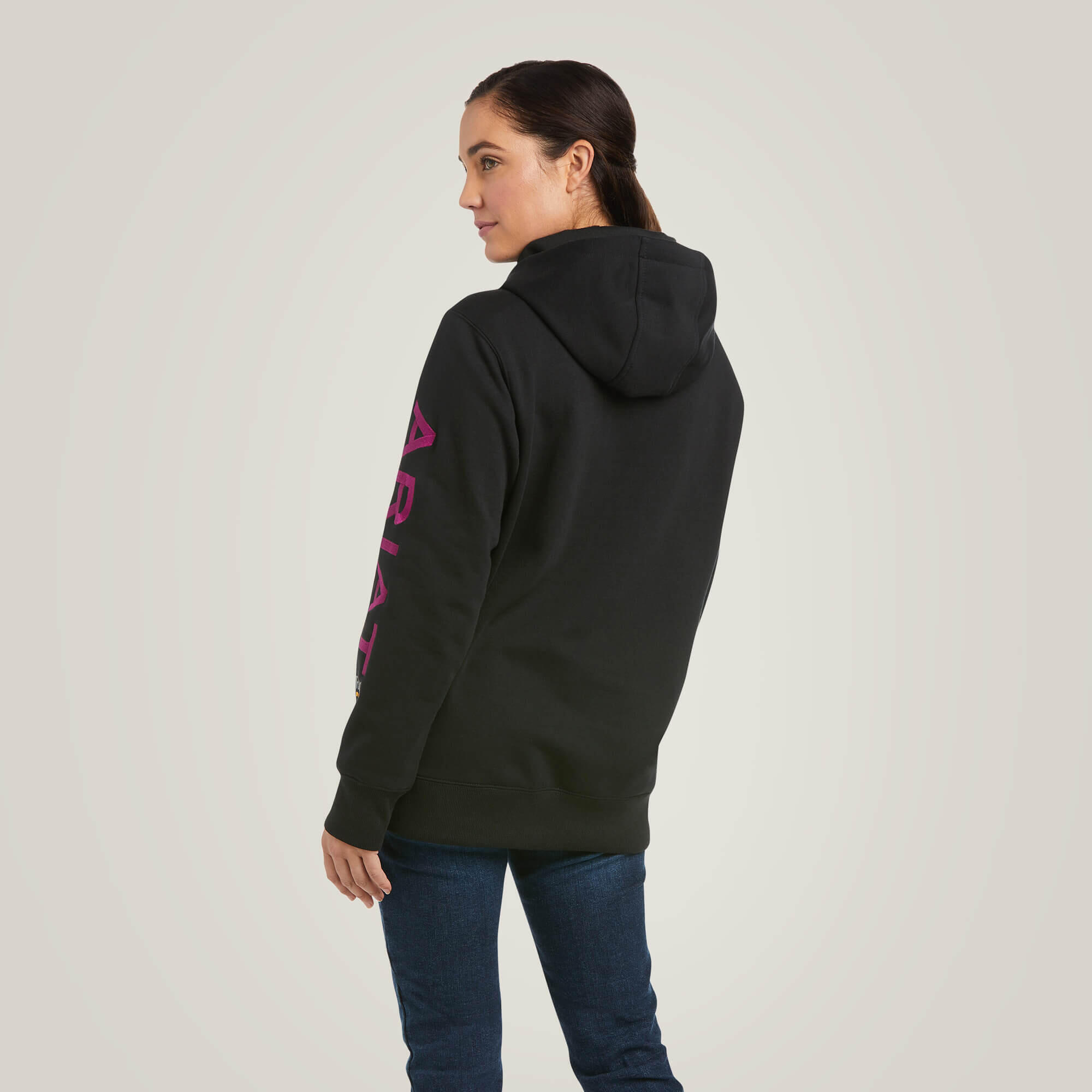 Felpa con cappuccio da donna Ariat Rebar Graphic 2/3