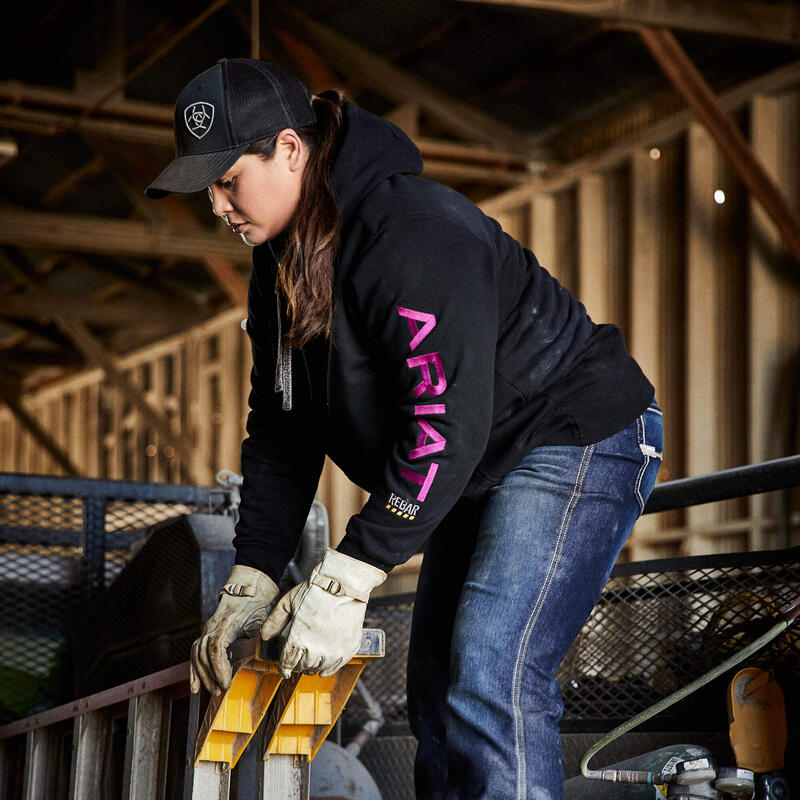 Sweatshirt à capuche femme Ariat Rebar Graphic