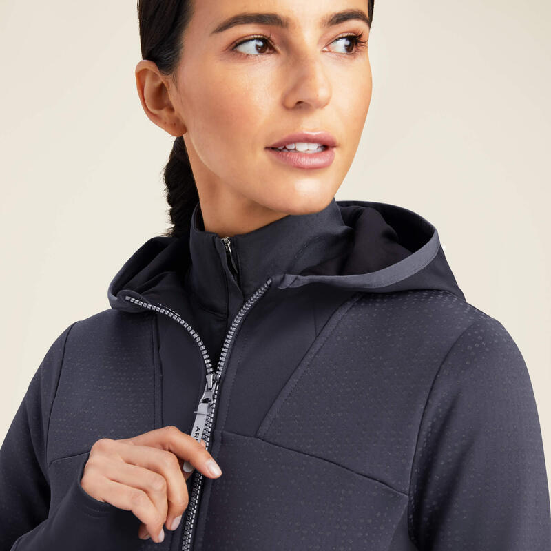 Sweatshirt équitation à capuche full zip femme Ariat Lumina