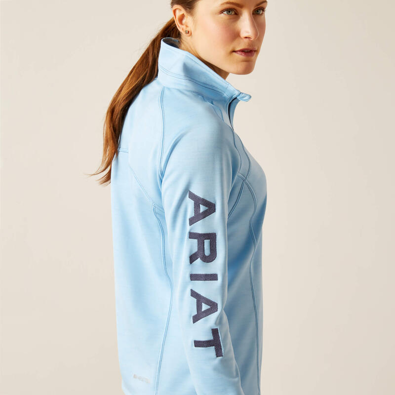 Sweatshirt équitation 1/2 zip femme Ariat Tek Team