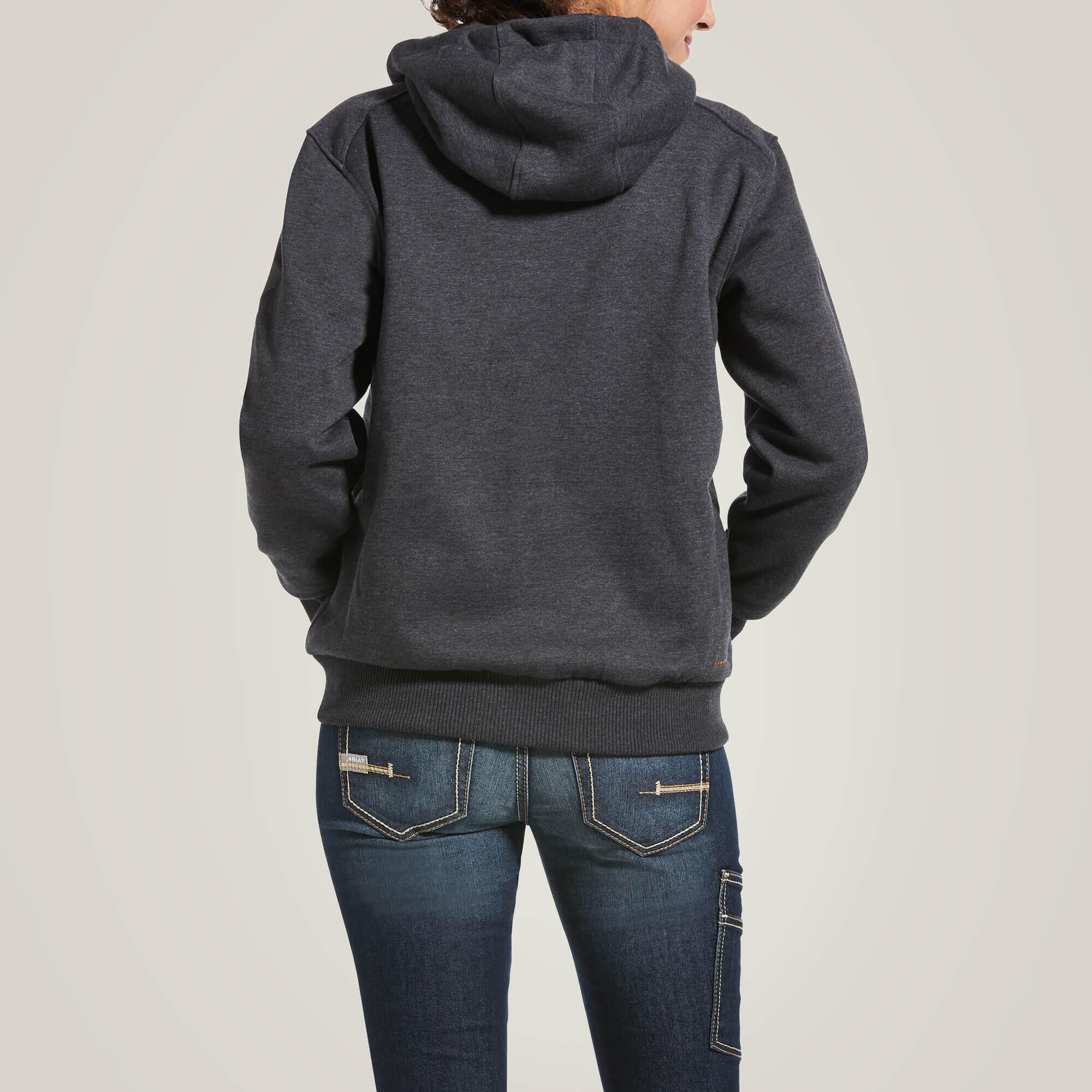 Felpa con cappuccio da donna con zip Ariat Rebar All-Weather 3/4