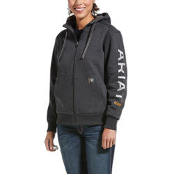 Sweatshirt à capuche full zip femme Ariat Rebar All-Weather