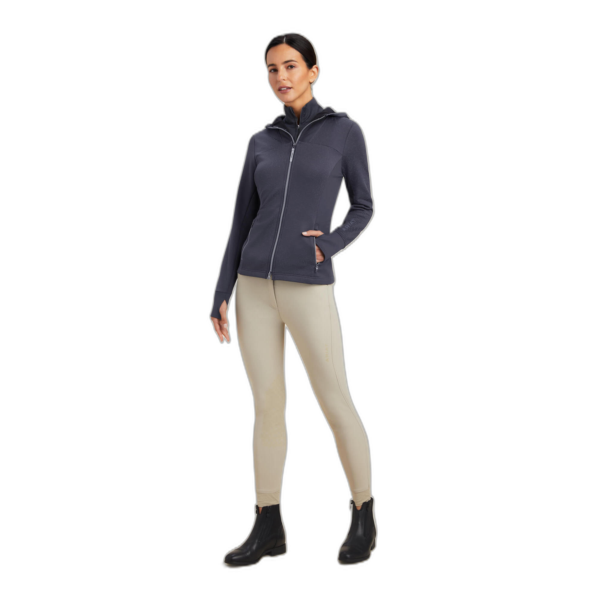 Ariat Lumina women's full-zip hooded riding sweatshirt