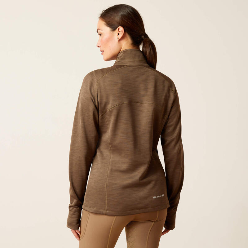 Sweatshirt équitation 1/2 zip femme Ariat Tek Team