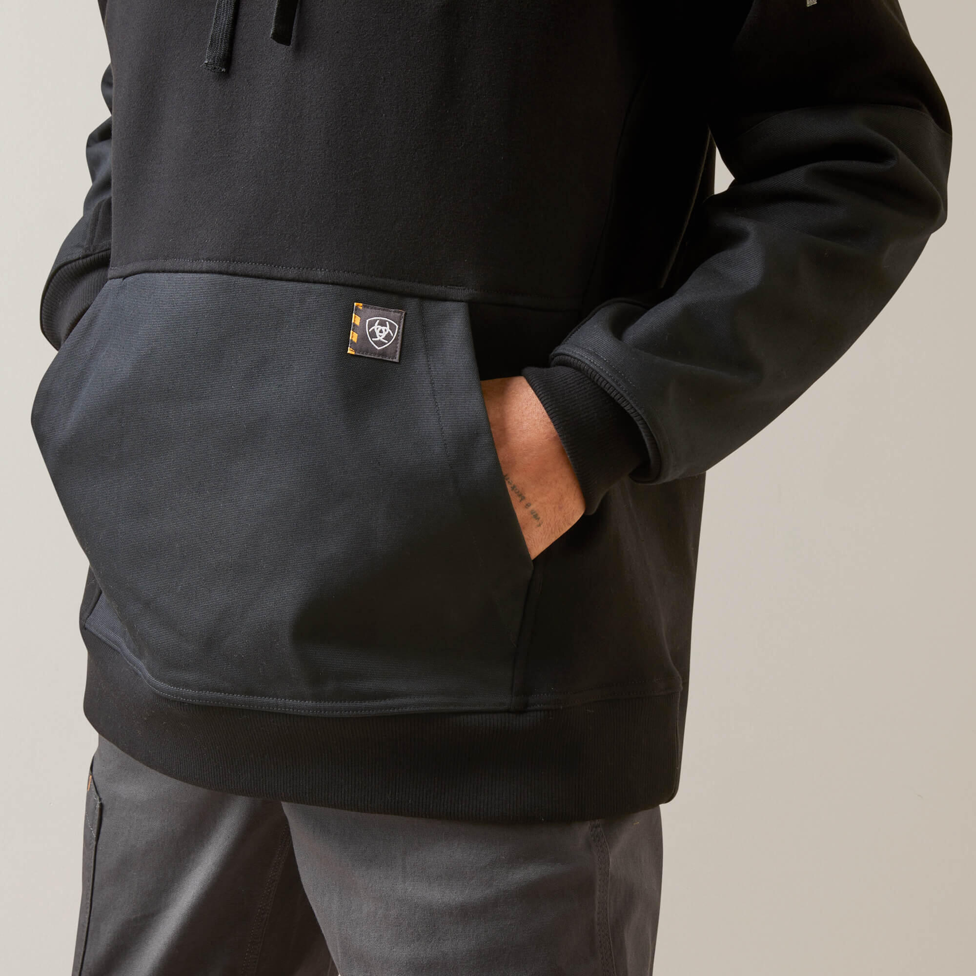 Felpa con cappuccio Ariat Rebar Workman 3/5