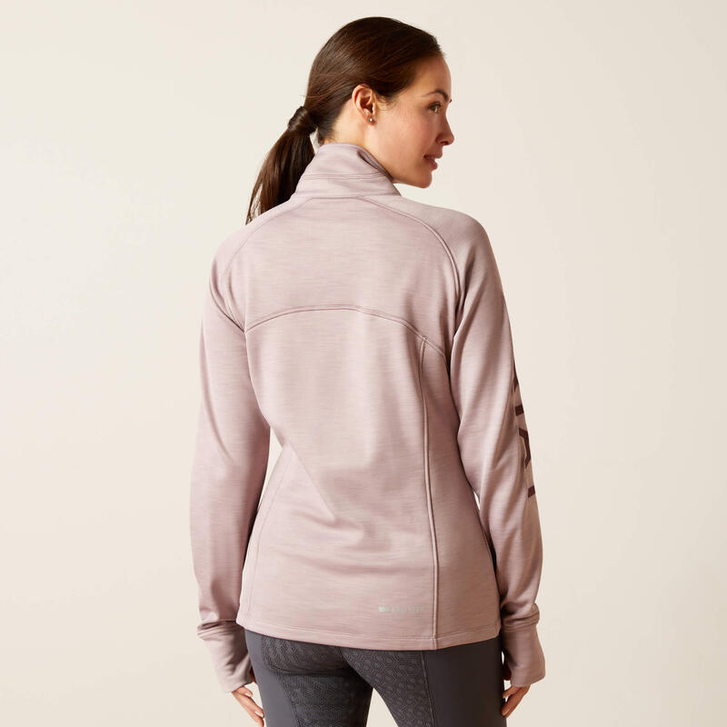 Sweatshirt équitation 1/2 zip femme Ariat Tek Team