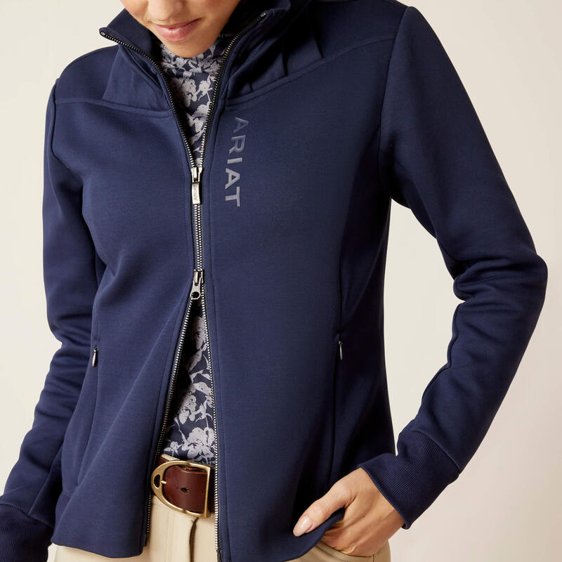 Sweatshirt équitation full zip femme Ariat Bess