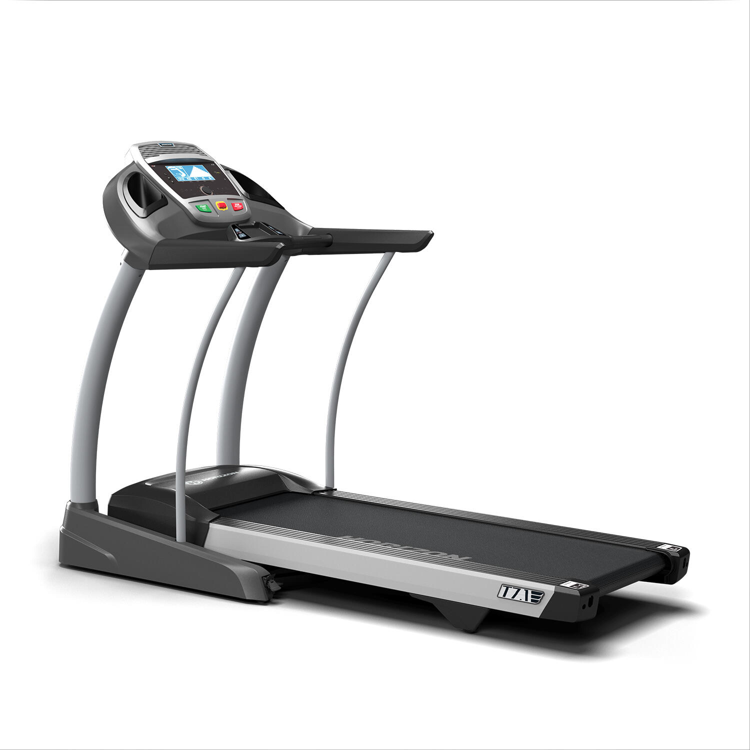 Horizon Fitness - Second Life - Tapis De Course Pliant Elite T7.1 - Horizon Fitness - Tapis De Marche - Gris|noir - Taille Unique - Decathlon