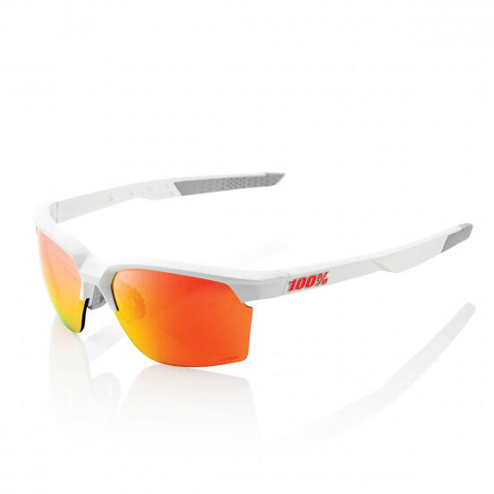 SPORTCOUPE - Soft Tact White - HiPER Red Multilayer Mirror Lens