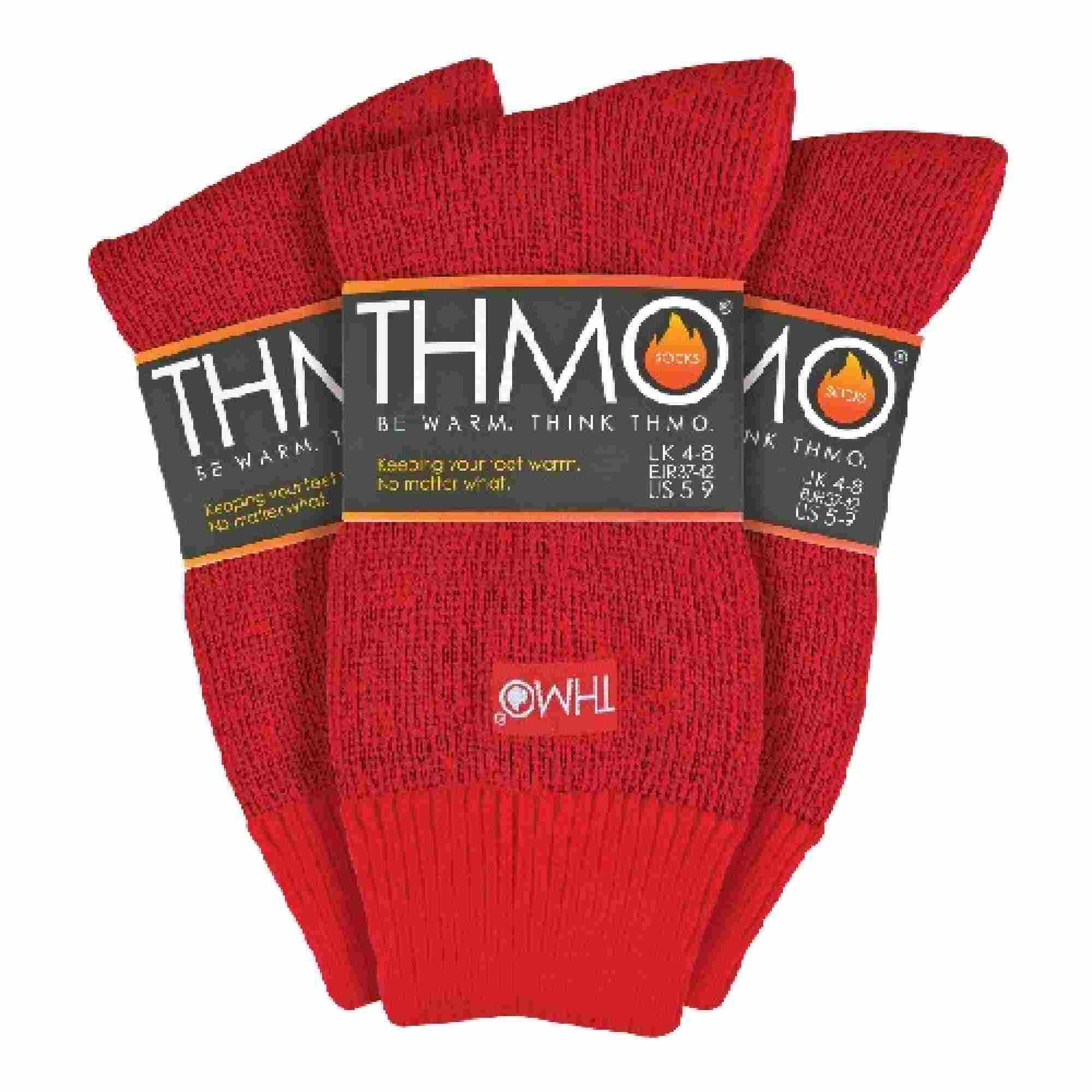 THMO 3 Pack Multipack Ladies Thick Winter Warm Socks with Comfort Top