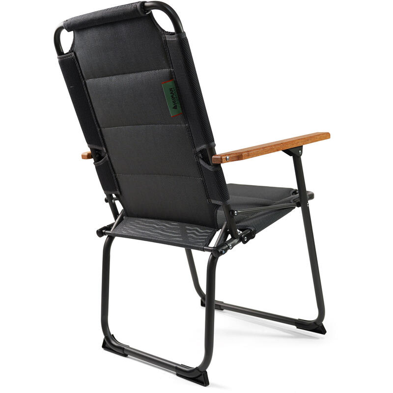Chaise de camping Ocana 3D jardin pliante Alu bois