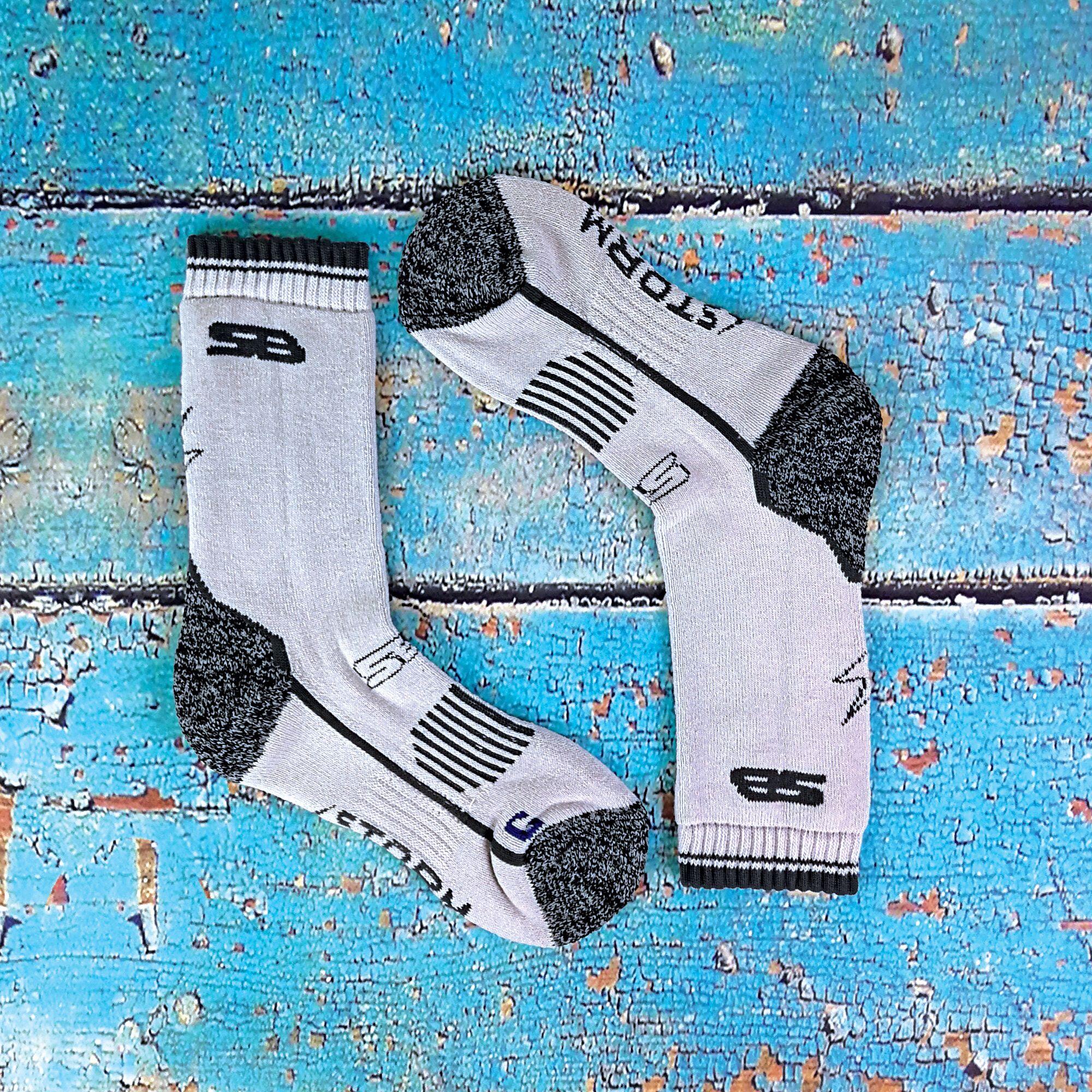 2 Pack Ladies Cotton Walking Socks with Arch Support 3/7
