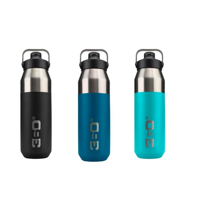Vacuum Insulated Stainless Steel Magnetic Sip Cap camping Bottle 750ml. Turquoise - Sea to Summit