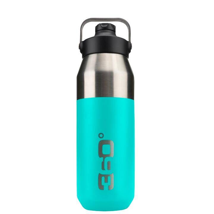 Vacuum Insulated Stainless Steel Magnetic Sip Cap camping Bottle 750ml. Turquoise - Sea to Summit