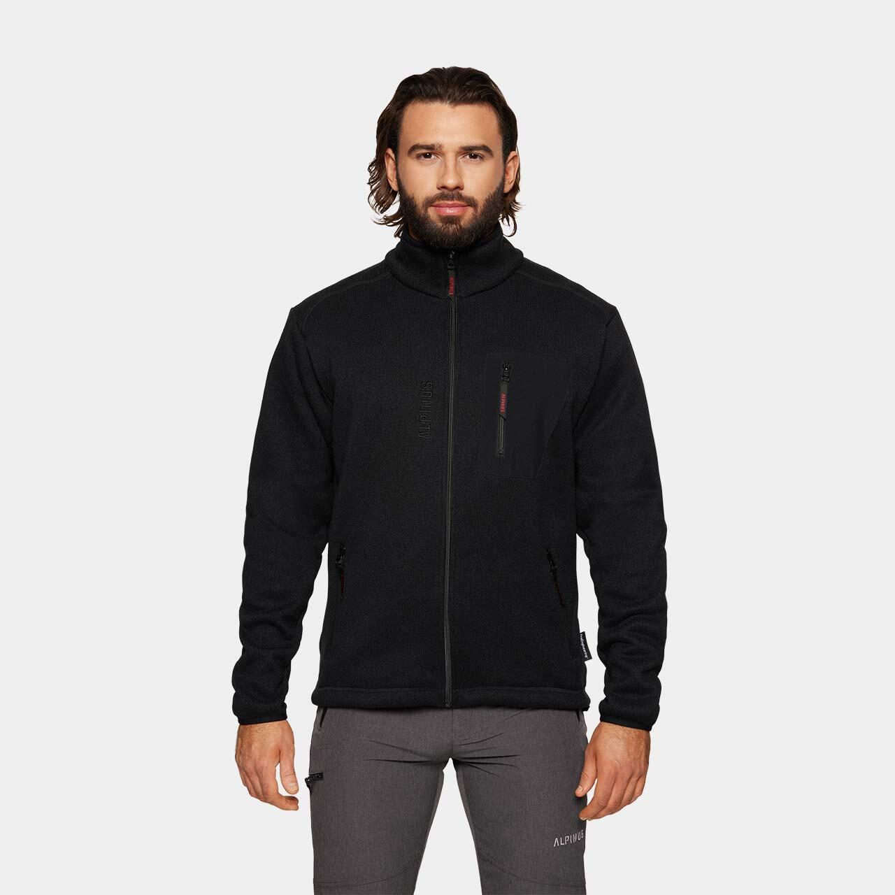 Alpinus - Veste Polaire De Randonnée Alpinus Svene - Homme - Polaire - Noir - Decathlon