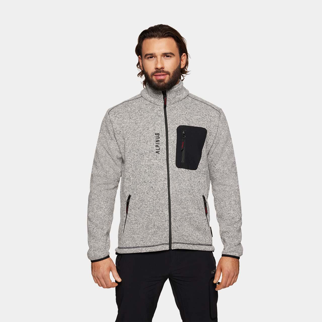 Alpinus - Veste Polaire De Trekking Alpinus Svene - Homme - Polaire - Gris - Decathlon