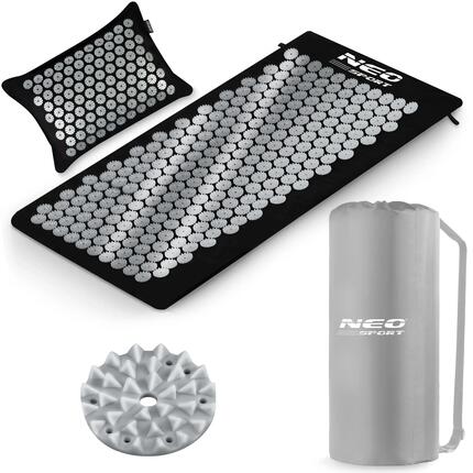 Akupressurmatte Mit Stacheln - Neo-Sport Ns-901 schwarz
