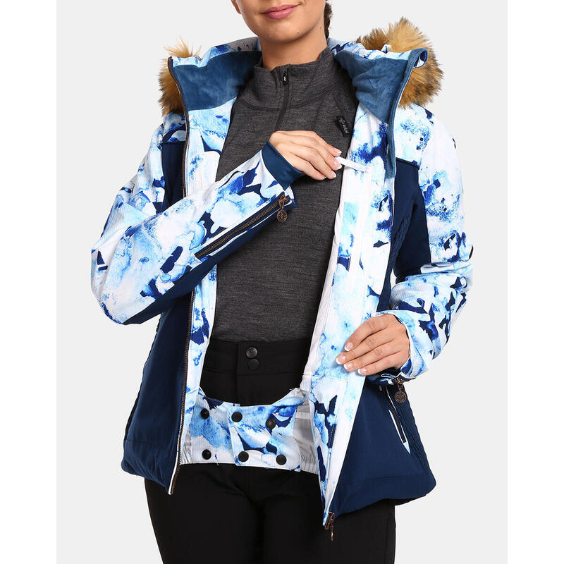 Veste de ski avec pour femme avec système de chauffage intégré KILPI LENA-W