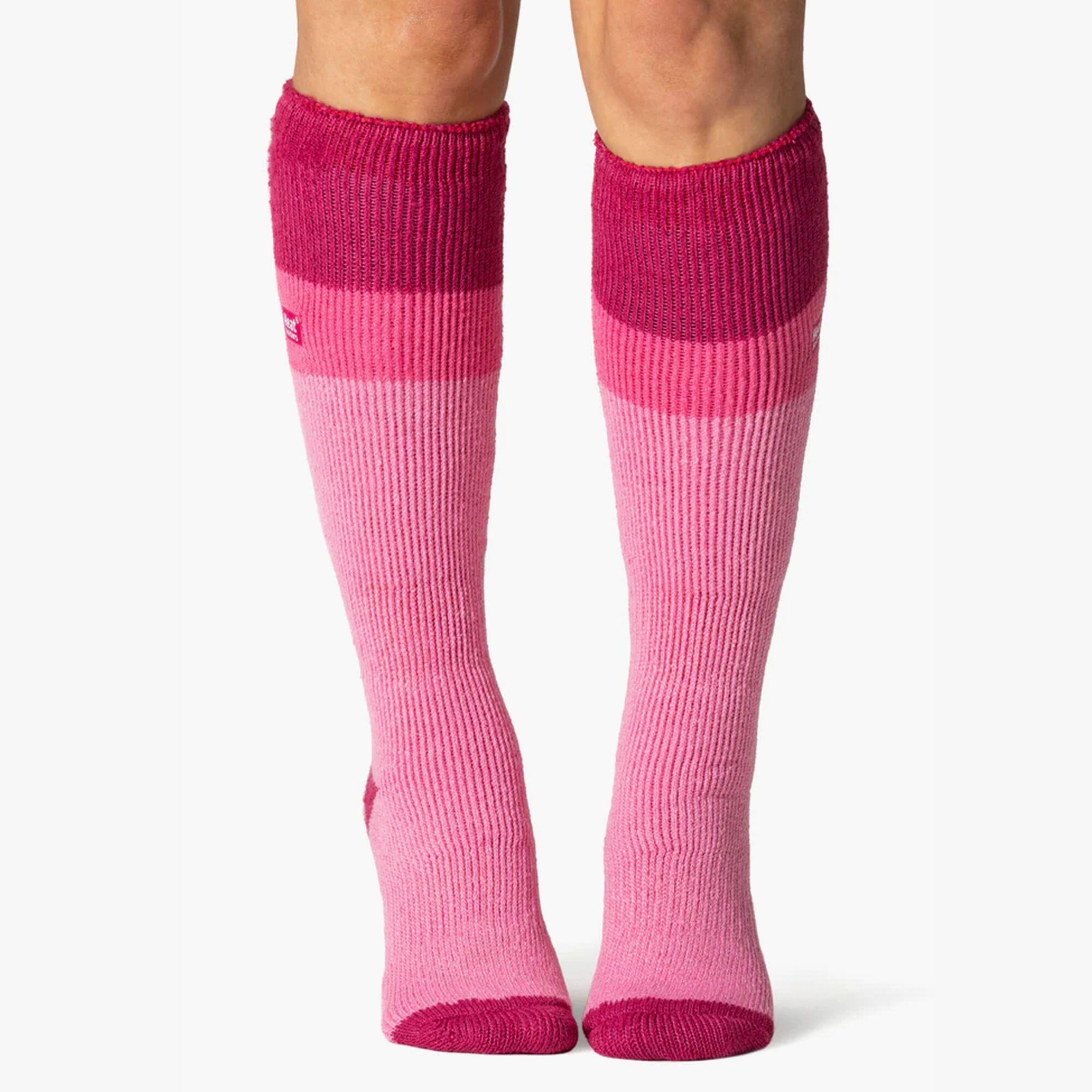 Ladies Extra Long 2.3 TOG Winter Knee High Thermal Ski Socks 3/7