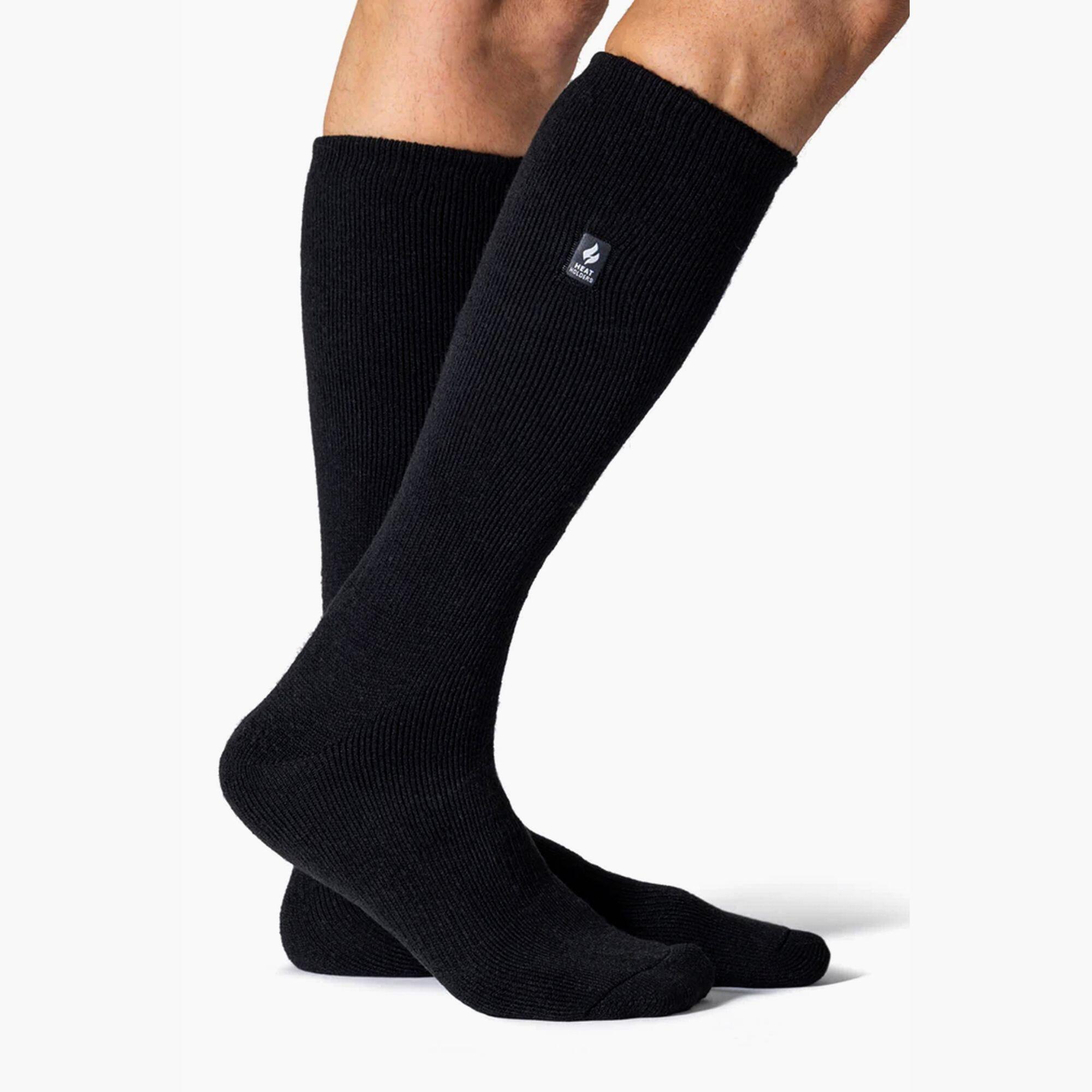 Mens Knee High Plain Thin Thermal Socks for Wellington Boots 6/6