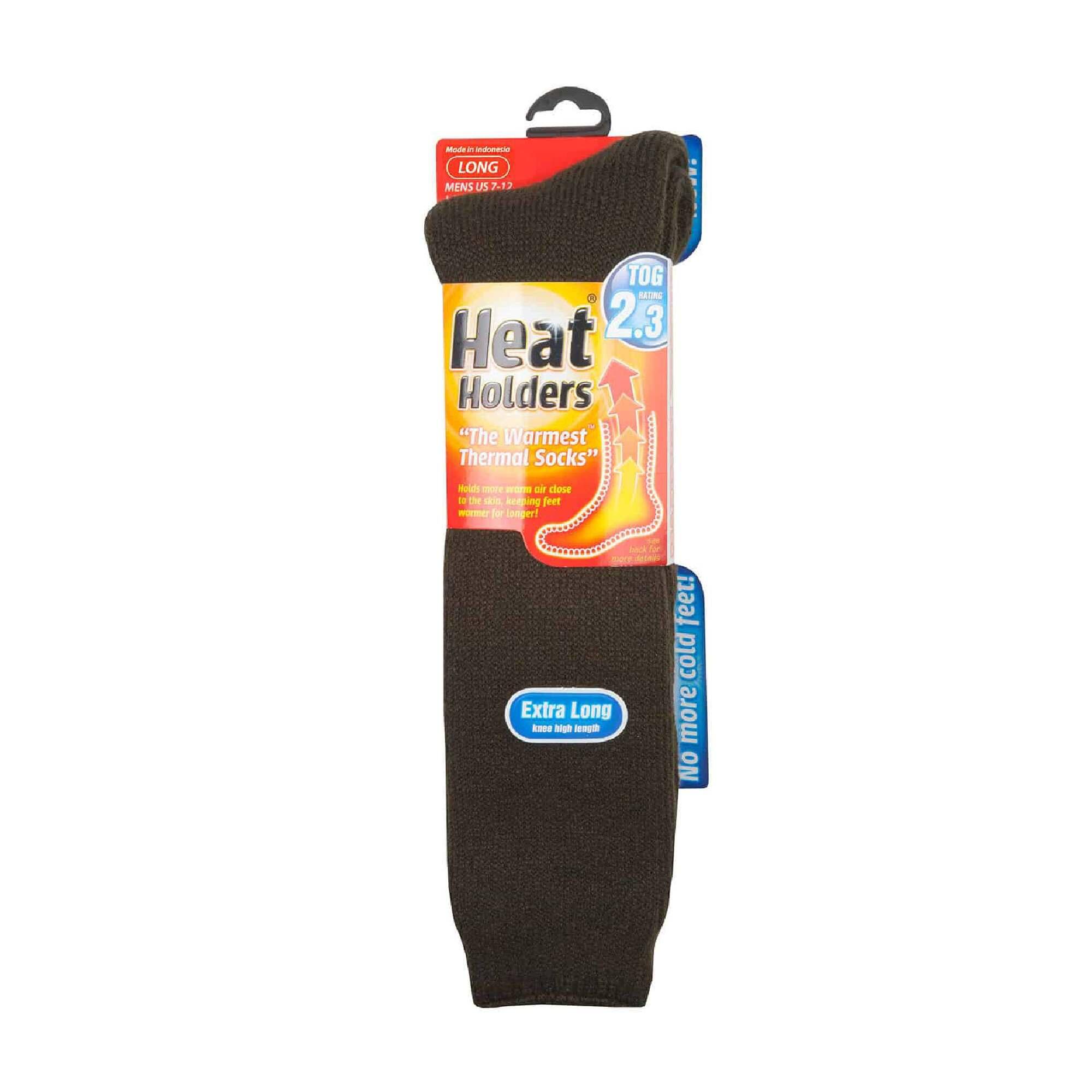 Mens Extra Long Thick Knee High Thermal Socks 2/4