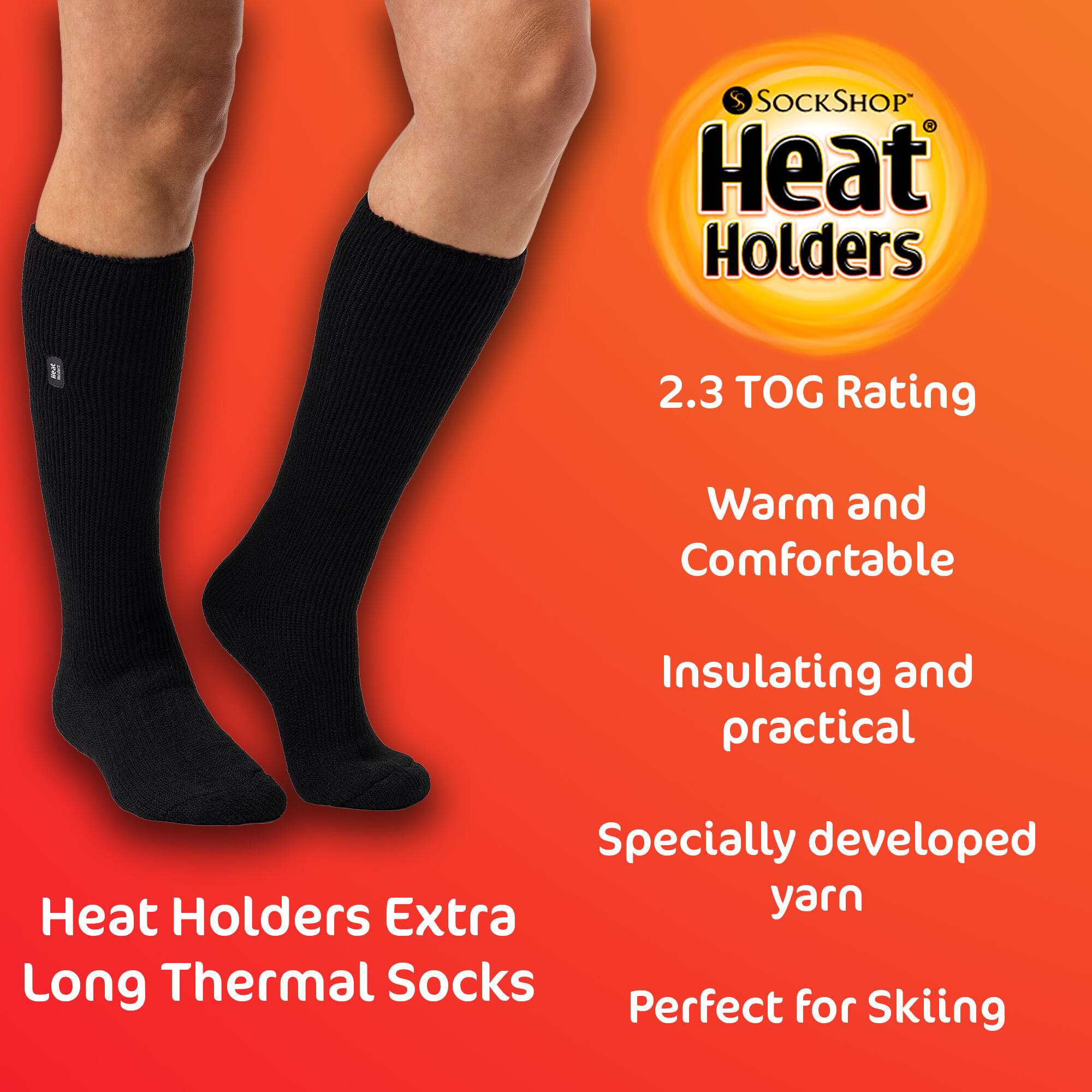 Ladies Winter Warm Thick Extra Long Thermal Socks 4/4