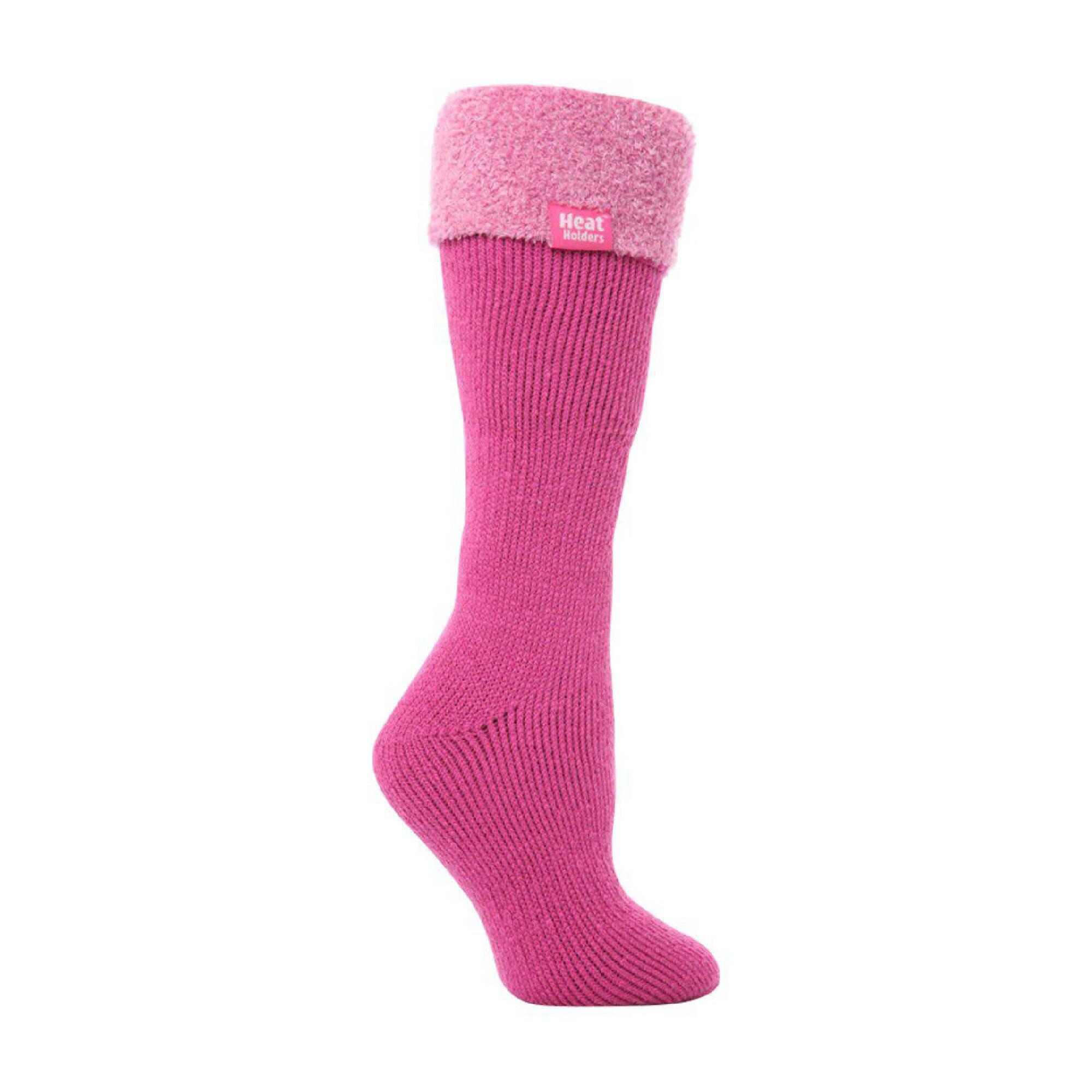 HEAT HOLDERS Ladies Thermal Wellington Boot Socks | Long Warm Socks for Women