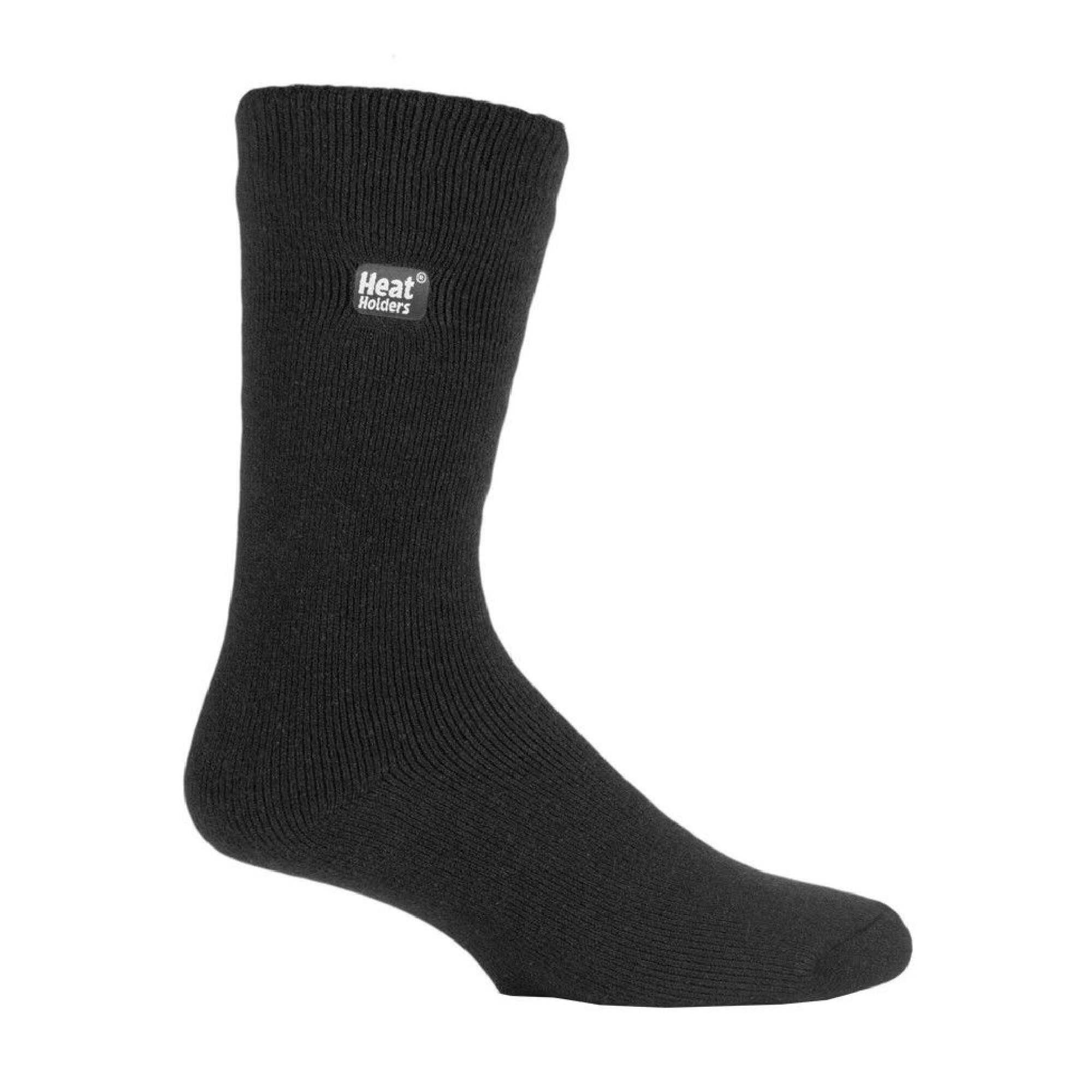 HEAT HOLDERS Mens Plain Colour 1.0 TOG Lightweight Casual Thermal Dress Socks