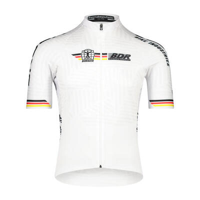 Fietsshirt heren - wit - official bdr icon