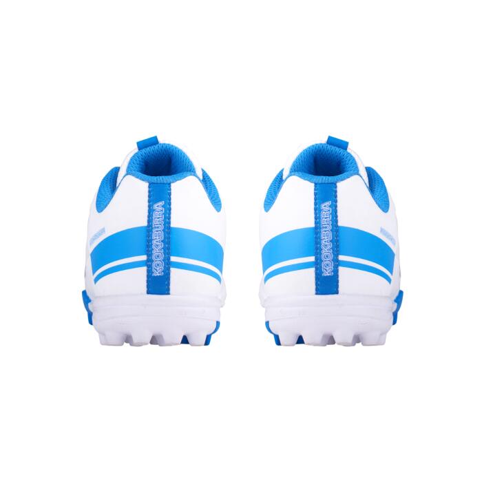 Kookaburra KC 5.0 Rubber Junior Cricket Shoes - White/Royal 2/4