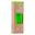 Lacets élastiques larges Auto-Serrants sneakers silicone - vert fluo