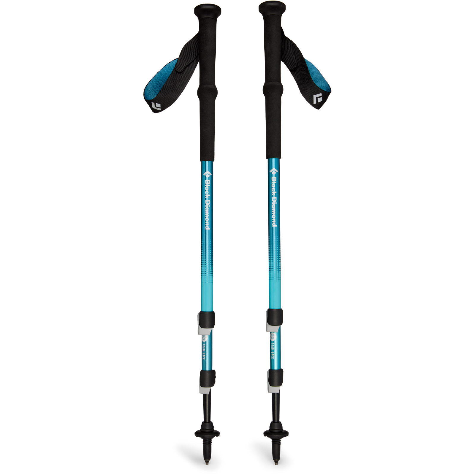 Bâtons randonnée Black Diamond Trail Back alu réglables 100–140 cm, mousse EVA 2/5