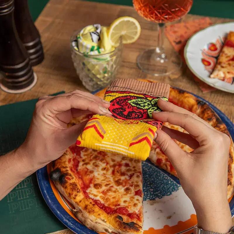 Chaussettes TRAIL ULTRA NUTRISOCKS Pizza Margherita - Collector 4/5