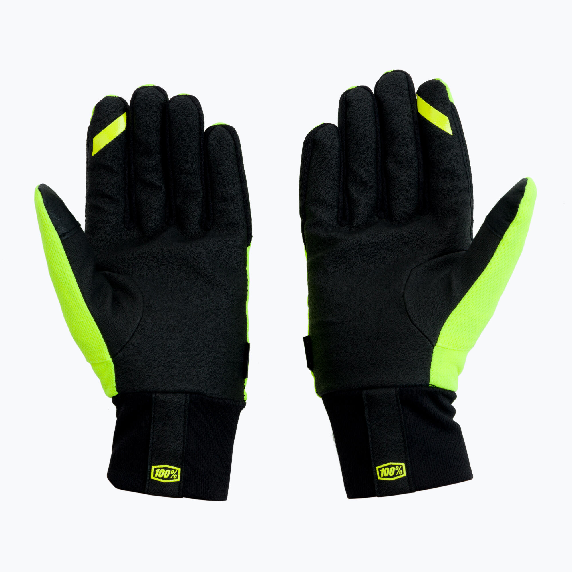 Paire de Gants Hiver 100% Hydromatic Jaune / Noir 2/5